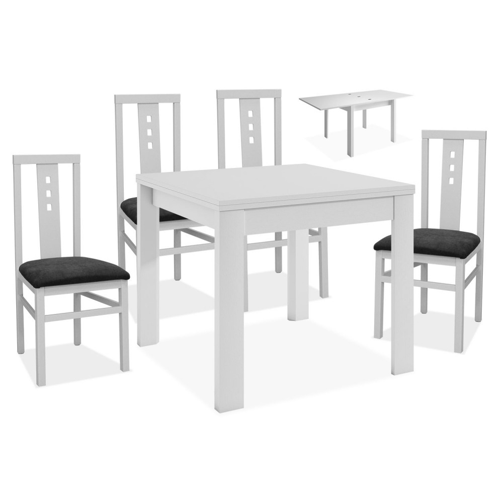 Conjunto mesa y 4 sillas ref-09