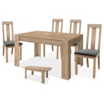 Conjunto mesa y 4 sillas ref-10