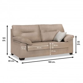 Sofa al gusto ref-02 180 cms