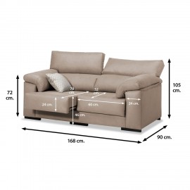 Sofa al gusto ref-05 168 cms