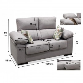 Sofa al gusto ref-17 160 cms