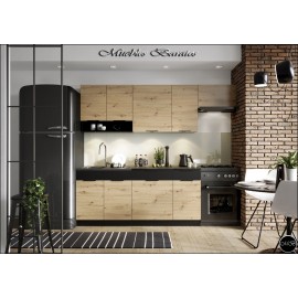 Muebles Cocina Completa Modulos de cocinas ref-03 180 cms Blanco 